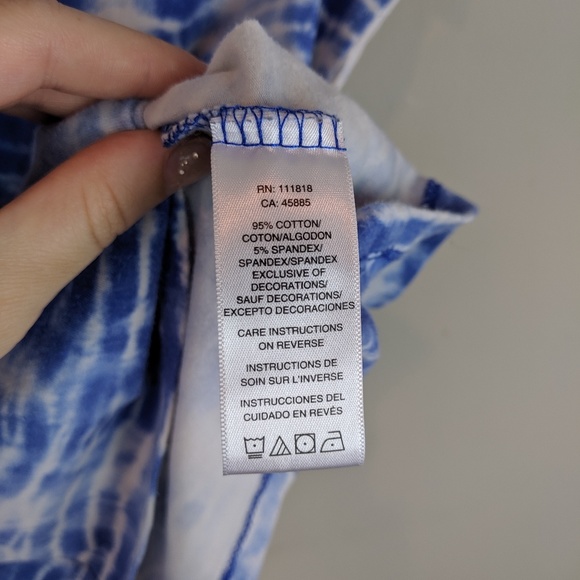 Michael Kors | Blue Rhinestone Tee - H2 - Picture 4 of 5